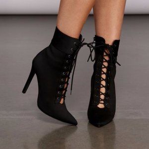 NWOT - Gisele Pointy Toe Bootie by Lil